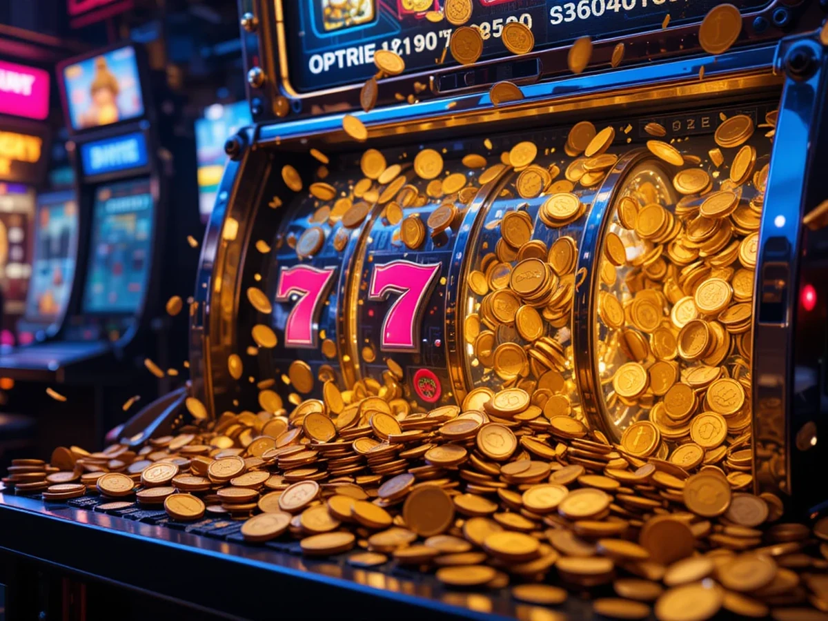 Tampilan visual permainan slot PROSLOT