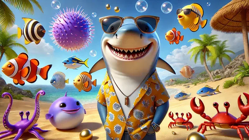 Visual arena permainan tembak ikan PROSLOT