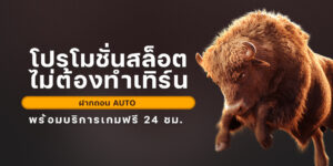 โปรโมชั่นสล็อต ไม่ต้องทำเทิร์น ฝากถอน AUTO พร้อมบริการ 24 ชม.